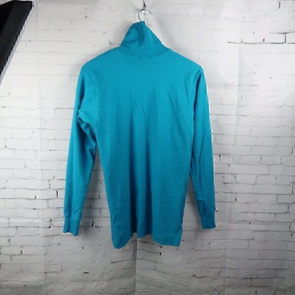 COLUMBIA SPORTSWEAR COMPANY TEAL LONG SLEEVE EXTRA LONG TURTLENECK SIZE SMALL - Picture 5 of 5